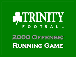 THS Offense - Run - Gregory Double Wing