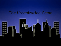 The Urbanization Game - New Providence School District