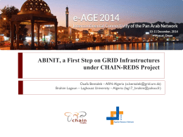 ABINIT, a First Step on GRID Infrastructures under CHAIN