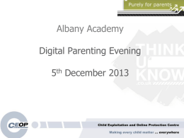Purely for parents - Albany Academy, Chorley