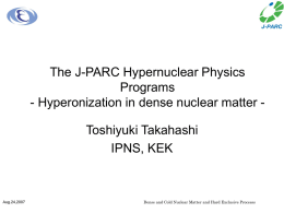 The J-PARC Hypernuclear Physics Programs