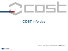 20150113_COST_Info_Day_Madrid_Maria Moragues Canovas
