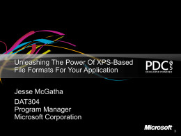 Unleashing The Power Of XPS-Based File Formats For Your