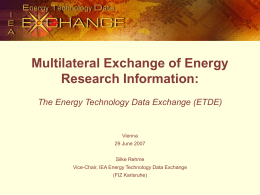 Energy Technology Data Exchange (ETDE)