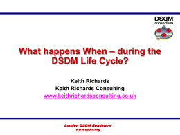 DSDM presentation - LORI Management LLP