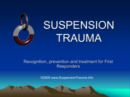 Suspension Trauma - Four Corners Safety Network