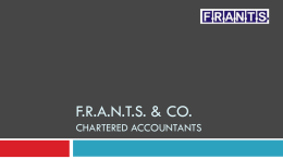 F.R.A.N.T.S. & Co. Chartered Accountants