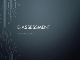 E-Assessment - Allama Iqbal Open University