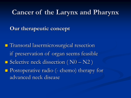 Cancer of the Hypopharynx
