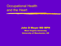 Occupational Health and the Heart - AOEC