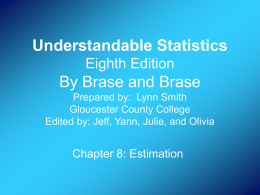 Understandable Statistics Eighth Edition By Brase and