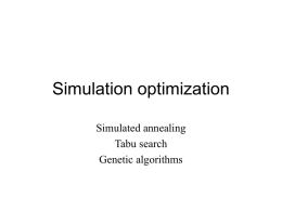 Simulation optimization - Indian Institute of Technology