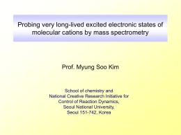 Probing very long-lived excited electronic states of