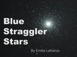 Blue Straggler Stars - University of Ottawa