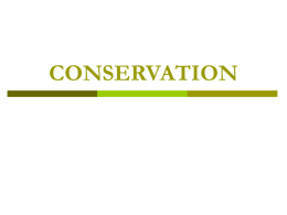 CONSERVATION - The Open Door Web Site : Home Page