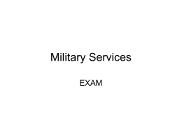 Military Services - Galena Park Independent School District