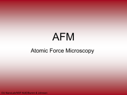 AFM - University of Oklahoma Physics & Astronomy