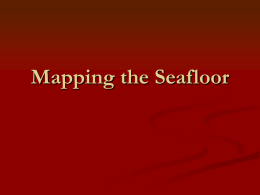 Mapping the Seafloor - THS Aquatic Science