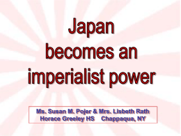 Japan Becomes an Imperialist Power