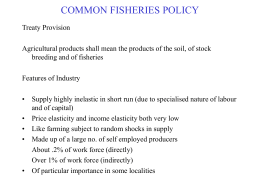 COMMON FISHERIES POLICY - leavingcertgeography