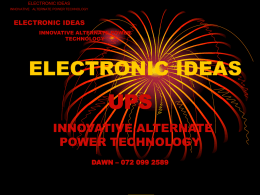 ELECTRONIC IDEAS