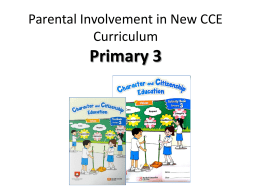 Parental Involvement in New CCE Curriculum