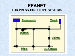 Using EPANET for Irrgation System Design