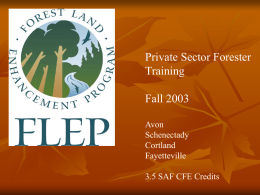 Forest Land Enhancement Program (FLEP)