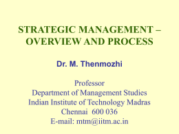 1-strategic management overview
