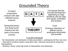 Grounded Theory - King's College London