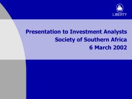 IAS Presentation 2001