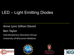 Light Emitting Diodes (LEDs) powerpoint