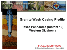 Primary Cementing - Oklahoma Geological Survey