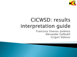 CICWSD: A simple Java WSD API