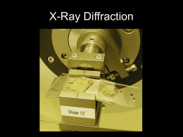 X-Ray Diffraction - Earth Science