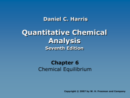 Quantitative Chemical Analysis 7e