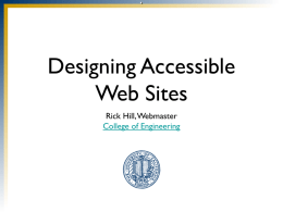 The Art of Accessible Web Design