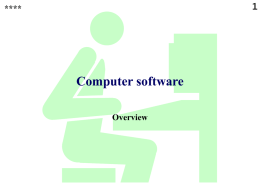 Computer software - Vrije Universiteit Brussel