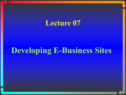 Lecture Three
