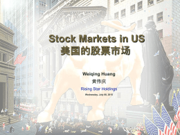 Going Public in US Stock Markets