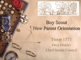 Boy Scout New Parent Orientation - lamb