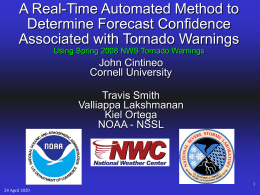 Radar-derived Severe Storm Attributes in NWS Warnings