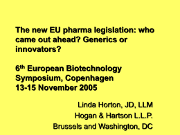 European Biotechnology Symposium