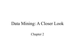 Data Mining A Tutorial