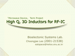 High Q Inductor for RFIC