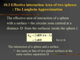 Chap.9~10 Intermolecular and interparticle Forces