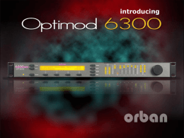 OPTIMOD DAB 6300