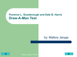 Florence L. Goodenough and Dale Harris Draw-A