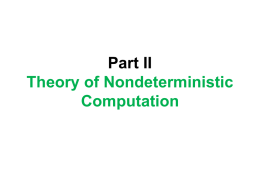 Lecture 12 Time and Space of NTM