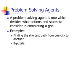 Solving Problems by Searching